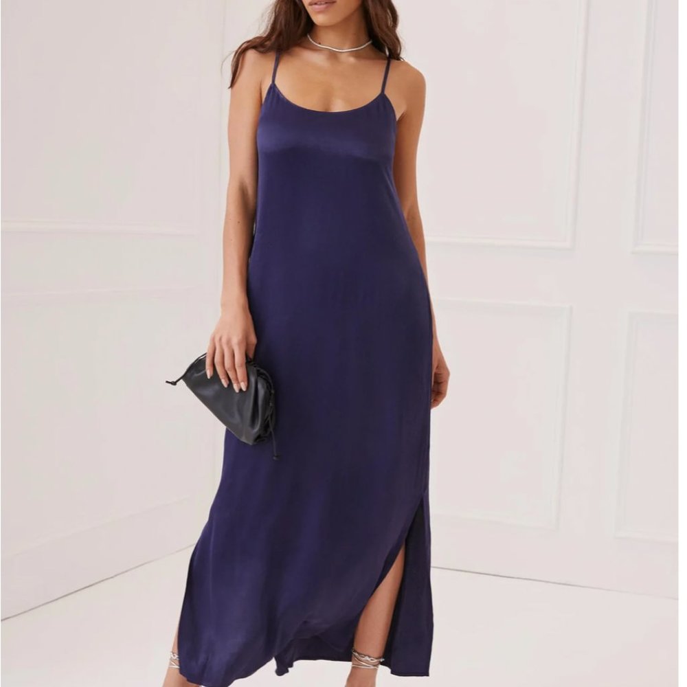 Something Navy Slip Dress